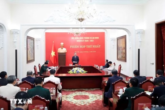 Tổng Bí thư, Chủ tịch nước Tô Lâm chủ trì phiên họp thứ nhất Hội đồng Quốc phòng và An ninh nhiệm kỳ 2026-2031