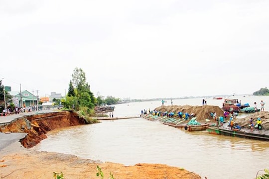 Chủ động nhận diện sạt lở, bảo vệ an toàn cho người dân ven sông