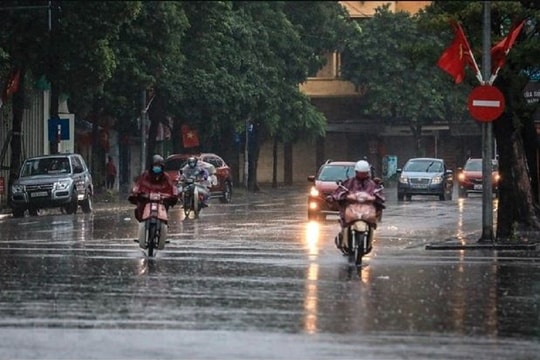 Dự báo thời tiết Hà Nội ngày 08/05/2026: Đêm và sáng có mưa rải rác