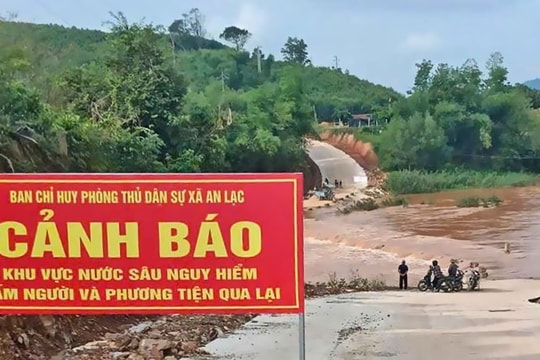 Bắc Ninh: Nước lũ dâng nhanh, giao thông nhiều khu vực bị chia cắt