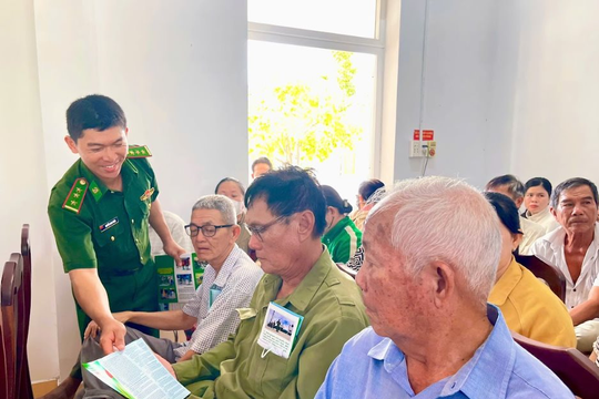 Thành phố Hồ Chí Minh tuyên truyền, phổ biến Luật Biên phòng Việt Nam cho cán bộ và nhân dân khu vực biên giới biển