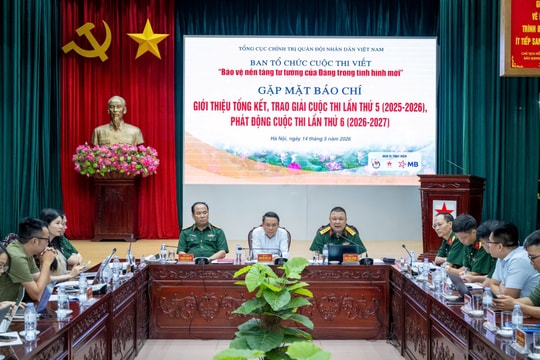 Tổng kết, trao giải cuộc thi Bảo vệ tư tưởng nền tảng của Đảng trong tình hình mới lần thứ 5
