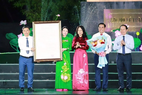 Khai hội Làng Sen 2026 – Công bố Quyết định công nhận Khu du lịch quốc gia Kim Liên