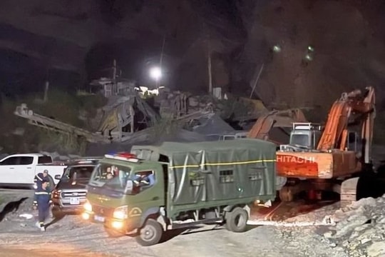 Sạt lở tại mỏ đá ở Thanh Hóa khiến 1 người tử vong, 2 người mất tích