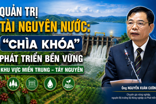 Quản trị tài nguyên nước: “Chìa khóa” phát triển bền vững khu vực miền Trung – Tây Nguyên