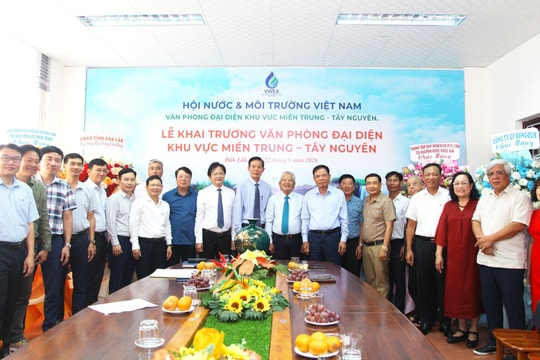 Hội Nước và Môi trường Việt Nam tổ chức lễ ra mắt Văn phòng đại diện tại khu vực miền Trung - Tây Nguyên