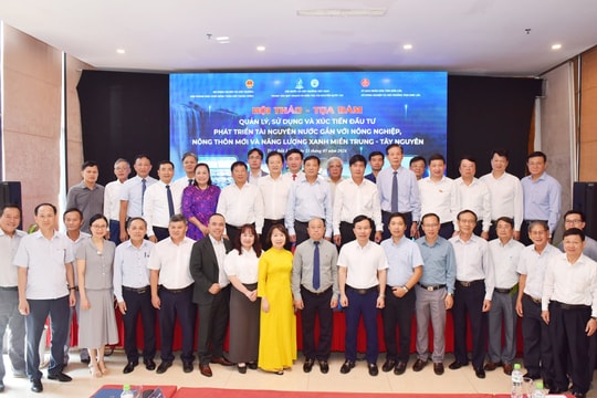 [Trực tiếp] Hội thảo – Tọa đàm: Quản lý, sử dụng và xúc tiến đầu tư phát triển tài nguyên nước gắn với nông nghiệp, nông thôn mới và năng lượng xanh miền Trung – Tây Nguyên