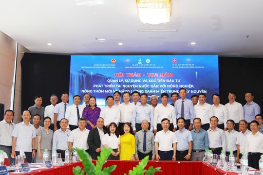 [Trực tiếp] Hội thảo – Tọa đàm: Quản lý, sử dụng và xúc tiến đầu tư phát triển tài nguyên nước gắn với nông nghiệp, nông thôn mới và năng lượng xanh miền Trung – Tây Nguyên