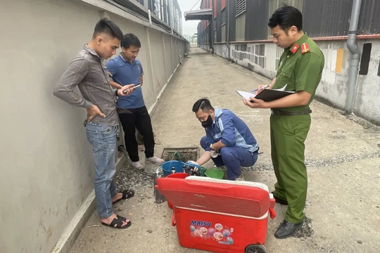 Hưng Yên: Xử phạt gần 100 triệu đồng doanh nghiệp xả thải trái phép