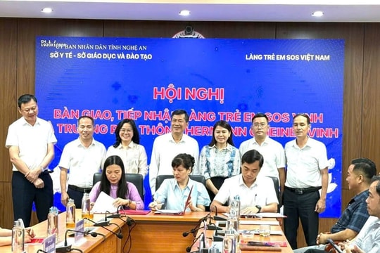 Nghệ An: Tiếp nhận trường Phổ thông Hermann Gmeiner Vinh