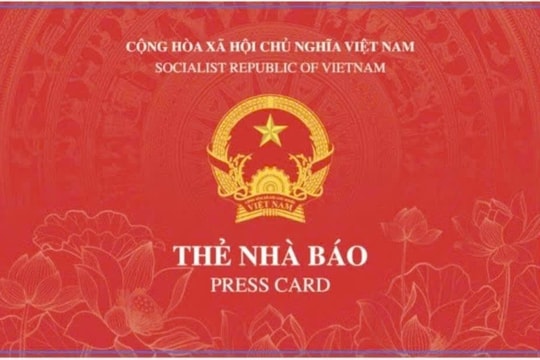 Thẻ nhà báo mới tích hợp mã QR, xác thực thông tin theo thời gian thực