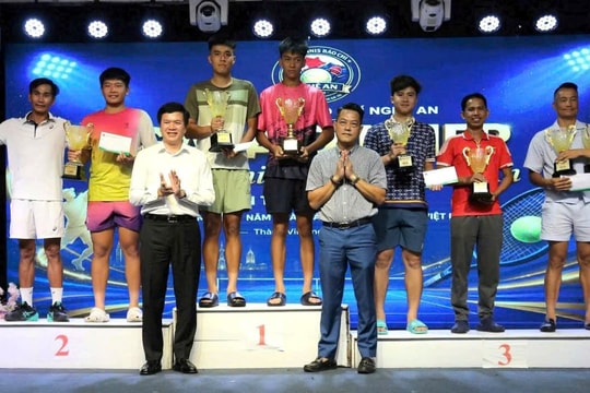 Bế mạc Giải Tennis Báo chí Nghệ An lần thứ VIII: Nơi lan tỏa đam mê và nhiệt huyết của những người làm báo