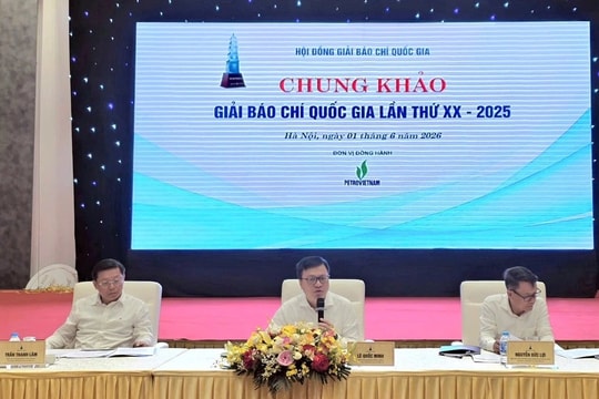 177 tác phẩm vào chung khảo Giải Báo chí quốc gia lần thứ XX năm 2025