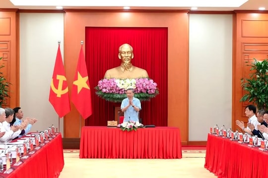 Tổng Bí thư Tô Lâm: Không chỉ sắp xếp bộ máy mà phải nâng cao năng lực quản trị