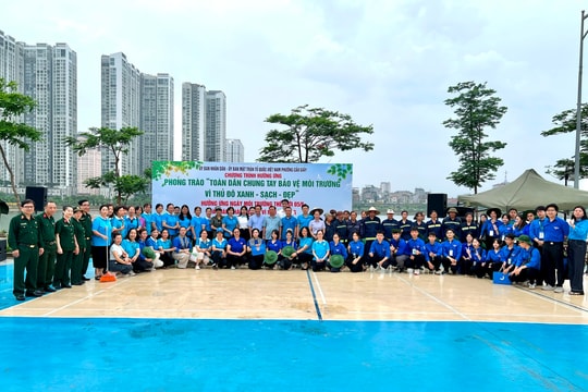 Hưởng ứng Ngày Môi trường Thế giới 2026: Phường Cầu Giấy hành động vì môi trường xanh và thích ứng biến đổi khí hậu