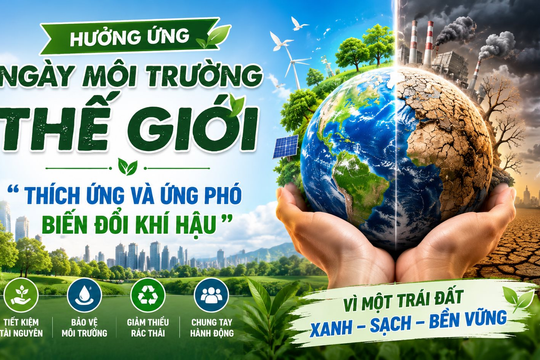 [VIDEO] Hưởng ứng ngày môi trường Thế Giới “Thích ứng và ứng phó biến đổi khí hậu”