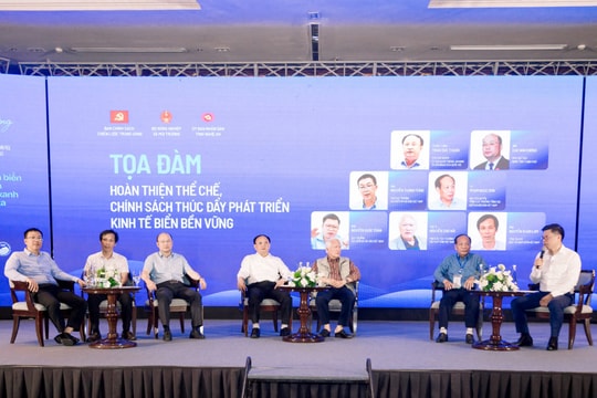 Hoàn thiện thể chế, mở rộng dư địa phát triển kinh tế biển