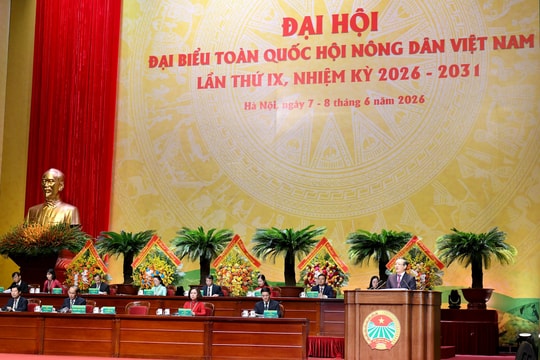 Chủ tịch Quốc hội Trần Thanh Mẫn dự phiên khai mạc trọng thể Đại hội toàn quốc Hội Nông dân Việt Nam lần thứ IX