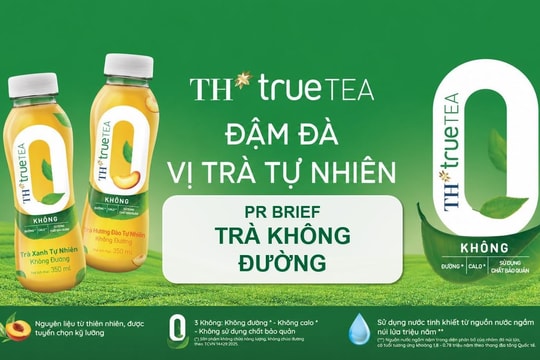 Trà không đường TH true TEA – bước tiếp theo trong chiến lược phát triển đồ uống lành mạnh của TH