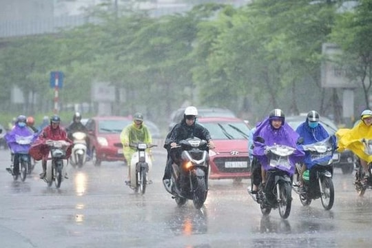 Không khí lạnh tràn về đầu tháng 6, miền Bắc chuyển mát kèm mưa dông diện rộng