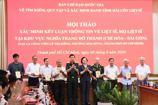 Tiến thêm một bước quan trọng trong hành trình tìm kiếm khu mộ liệt sĩ tập thể tại Công viên Lê Thị Riêng