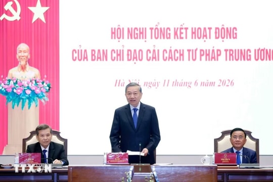 Cải cách tư pháp giai đoạn mới là bảo vệ công lý và kiến tạo niềm tin