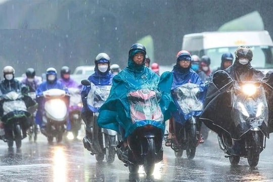 Mưa dông diện rộng ở miền Bắc còn kéo dài đến ngày 20/6