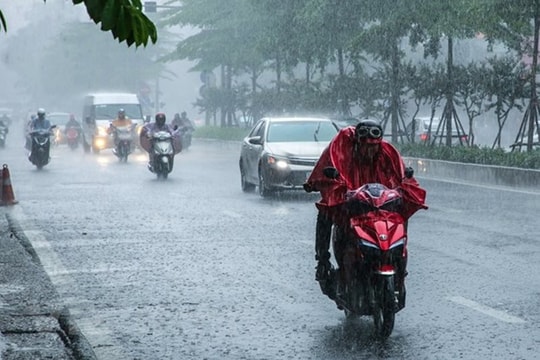 Dự báo thời tiết Hà Nội ngày 18/06/2026: Nhiều mây, có lúc có mưa rào và dông