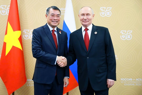 Thủ tướng Chính phủ Lê Minh Hưng hội kiến Tổng thống Nga Vladimir Putin