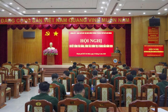 Ban Chỉ huy Bộ đội Biên phòng Thành phố Hồ Chí Minh sơ kết công tác Đảng, công tác chính trị 6 tháng đầu năm 2026