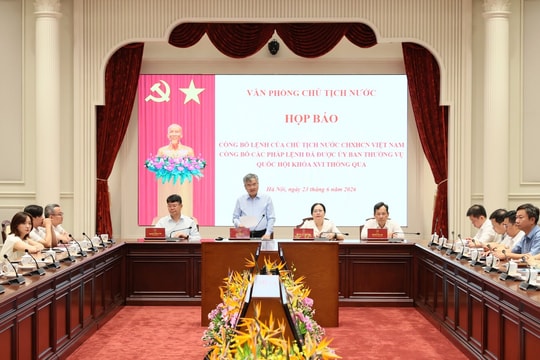 Công bố Lệnh của Chủ tịch nước về 2 Pháp lệnh sẽ có hiệu lực vào 01/7/2026