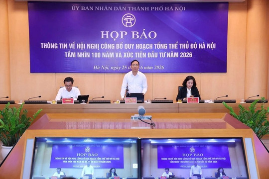Ngày 29/6, Hà Nội công bố Quy hoạch Thủ đô tầm nhìn 100 năm