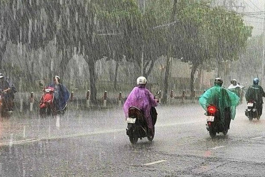 Dự báo thời tiết Hà Nội ngày 28/06/2026: Có mưa rào và dông
