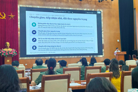 Trao quyền cho địa phương xử lý nhà, đất dôi dư sau sắp xếp