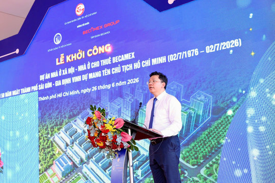 TPHCM: Khởi công 4 dự án nhà ở xã hội, dành khoảng 1.000 căn để cho thuê