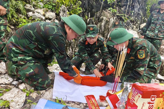 Tập trung cao nhất cho nhiệm vụ tìm kiếm, quy tập, xác định danh tính hài cốt liệt sĩ