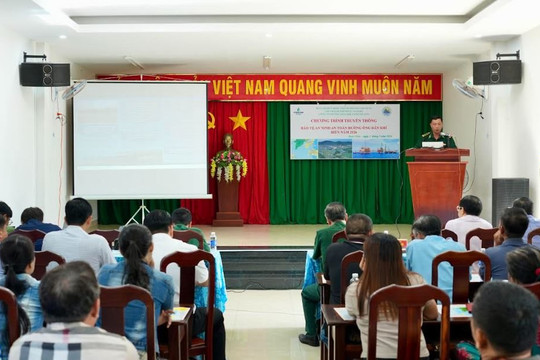 Bộ đội Biên phòng Thành phố Hồ Chí Minh tổ chức tuyên truyền chống khai thác IUU, bảo vệ an ninh, an toàn đường ống dẫn khí dưới biển