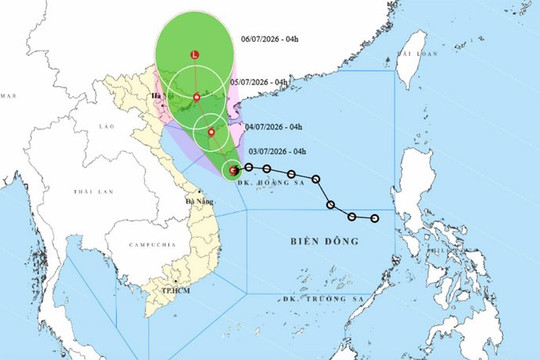 Bão số 1 đổ bộ vùng biển Quảng Ninh - Hải Phòng