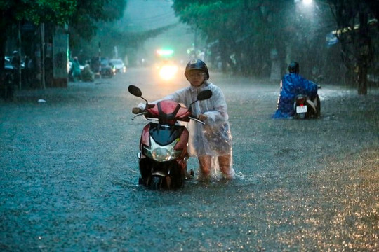 Mưa lớn do ảnh hưởng bão số 1, có nơi trên 500mm ở miền Bắc