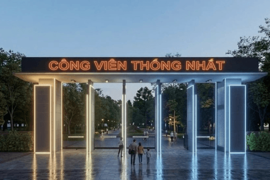 Hà Nội xây dựng quảng trường phố đi bộ trước cổng Công viên Thống Nhất