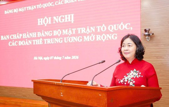 Đẩy mạnh tinh gọn tổ chức bộ máy Đảng bộ Mặt trận Tổ quốc, các đoàn thể Trung ương
