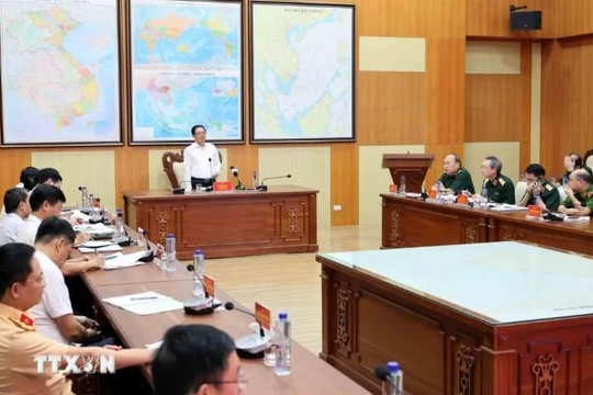 Khẩn trương hoàn thiện phương án ứng phó thiên tai trước cao điểm mưa bão
