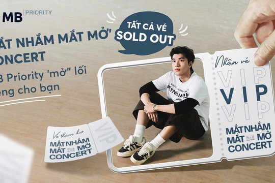 MB Priority trở thành nhà tài trợ kim cương của “Mắt nhắm mắt mở” Concert 2026 – concert cá nhân đầu tiên của HIEUTHUHAI