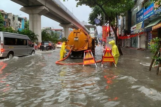 Hà Nội dự kiến công bố quy hoạch thoát nước mới vào tháng 9/2026