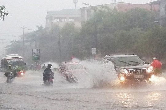 Mưa lớn quay trở lại miền Bắc