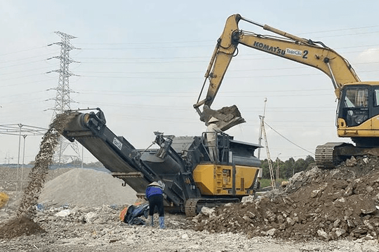 TP.HCM siết quản lý chất thải xây dựng, nghiên cứu tái chế để san lấp