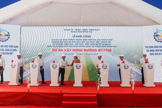 Vinaconex tham gia thi công dự án đường ĐT.770B - Tuyến kết nối chiến lược đến sân bay Long Thành