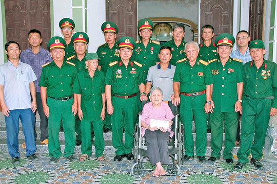 Nhiều hoạt động tri ân hướng tới kỷ niệm 79 năm Ngày Thương binh - Liệt sĩ của Ban liên lạc Sư đoàn 320