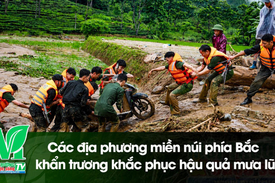 [VIDEO] Các địa phương miền núi phía Bắc khẩn trương khắc phục hậu quả mưa lũ