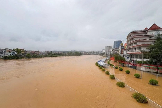 Huy động tối đa lực lượng khắc phục hậu quả mưa lũ tại Lào Cai